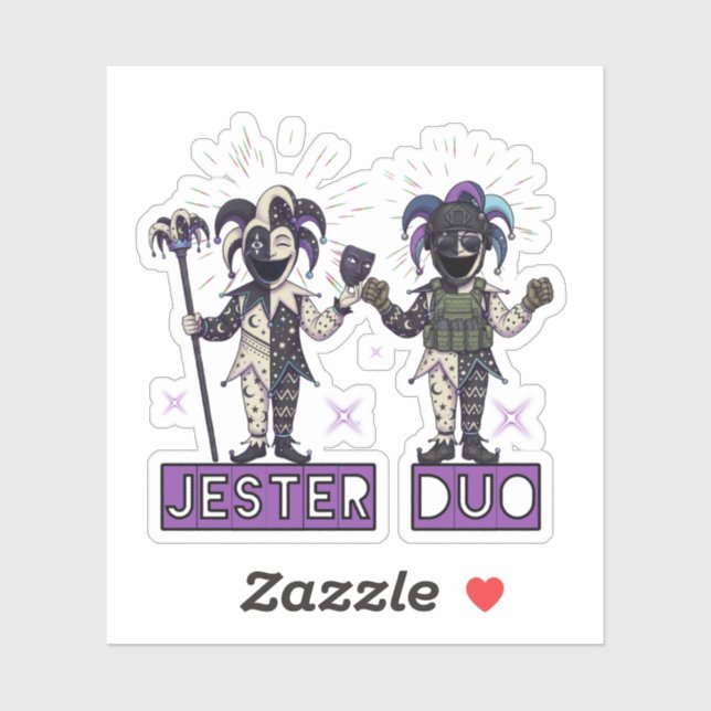 Void Jester Club Duo Sticker (Sheet)