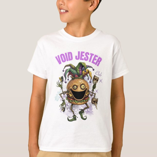 Void Jester Club - friend Burger T-Shirt (Front)
