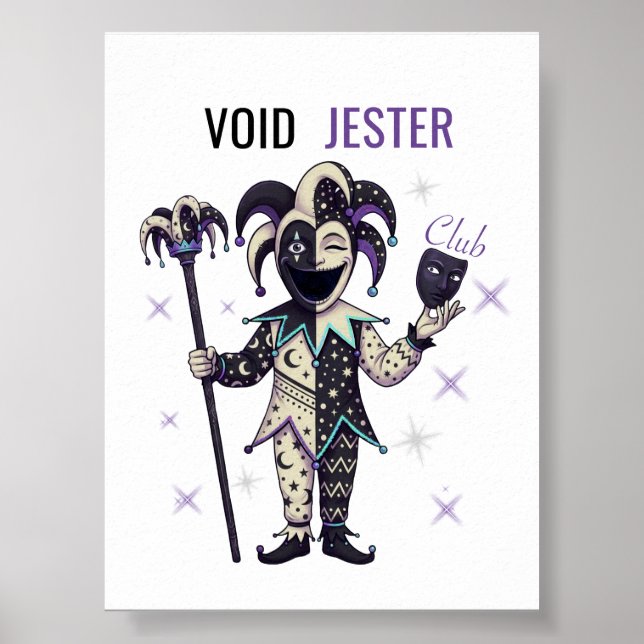 Void Jester Club Poster (Front)