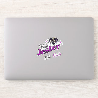Void Jester Club – Smiling Chaos Jester Sticker