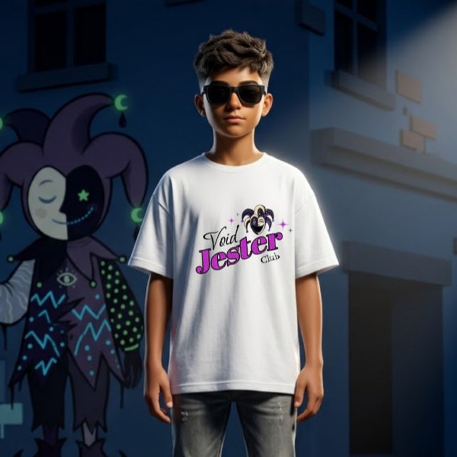 Void Jester Club – Smiling Chaos Jester T-Shirt (Creator Uploaded)