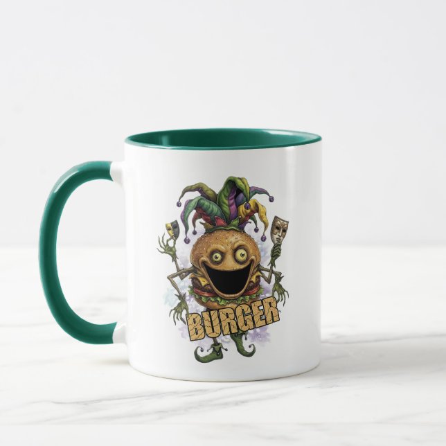Void Jester Friend Burger Mug (Left)