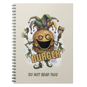 Void Jester Friend Burger Notebook