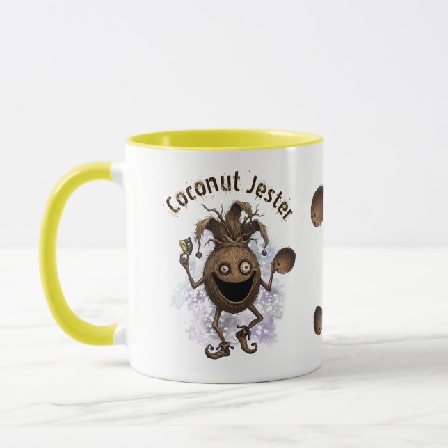 Void Jester Friend Coconut Mug (Left)