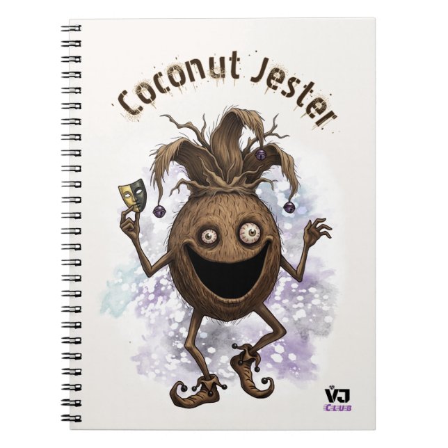Void Jester Friend Coconut Notebook (Front)