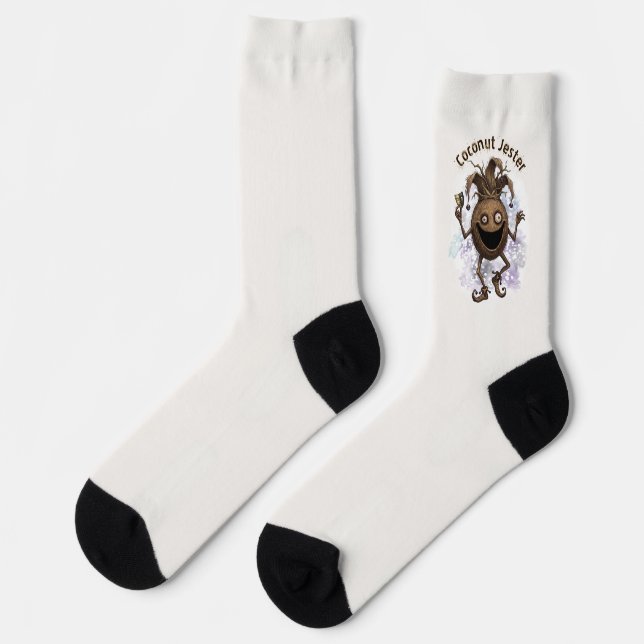 Void Jester Friend Coconut Socks (Left)