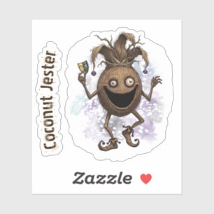 Void Jester Friend Coconut Sticker
