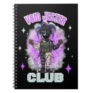 Void Jester Friend Commander Dark Notebook