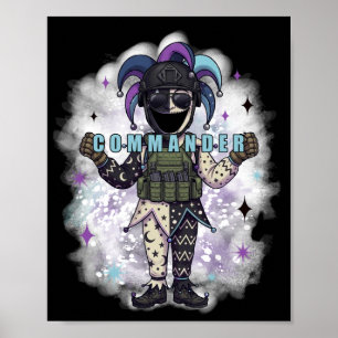 Void Jester Friend Commander Dark Poster