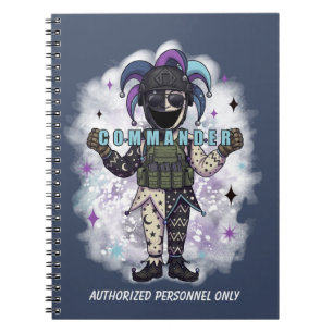 Void Jester Friend Commander  Notebook