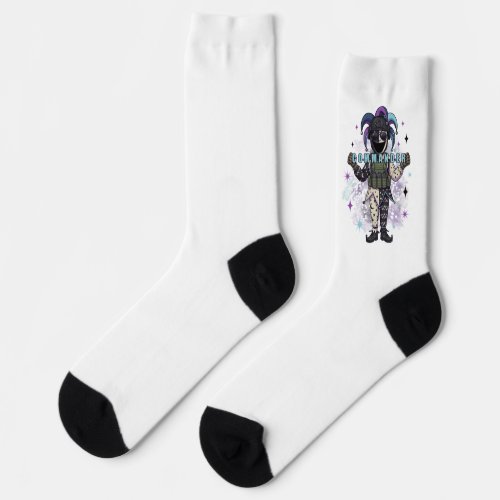 Void Jester Friend Commander Socks
