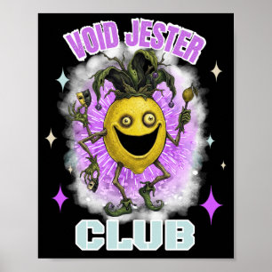 Void Jester Friend Lemon Dark Poster