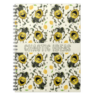 Void Jester Friend Lemon pattern Notebook