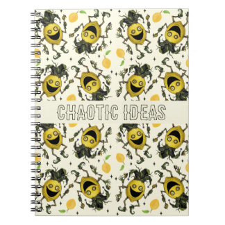 Void Jester Friend Lemon pattern Notebook