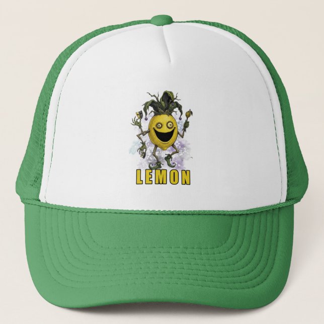 Void Jester Friend Lemon T-Shirt Trucker Hat (Front)