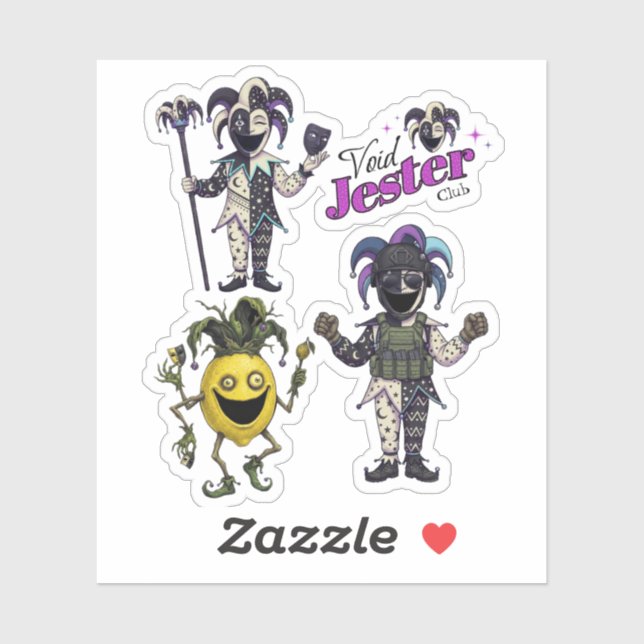 Void Jester Friends Sticker (Sheet)
