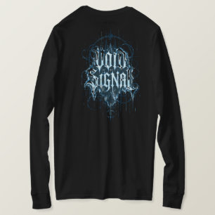 Void Signal Gothic Streetwear Front & Back Men's T-Shirt