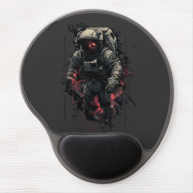 Void Walker Astronaut Heavy Metal Gel Mouse Pad (Front)