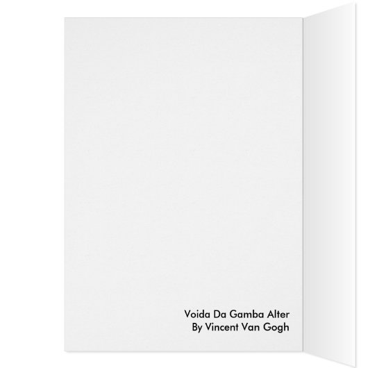 Voida Da Gamba Alter By Vincent Van Gogh (Inside (Left))