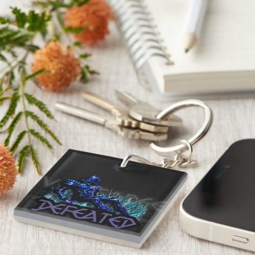 VoidForge "Defeated" Dark Fantasy Fallen Knight Keychain