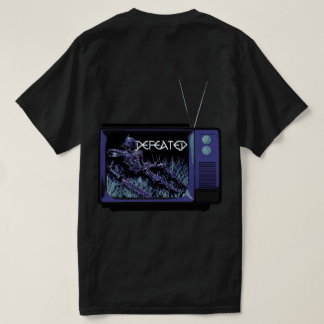 VoidForge "Defeated" Retro TV Dark Fantasy Graphic T-Shirt