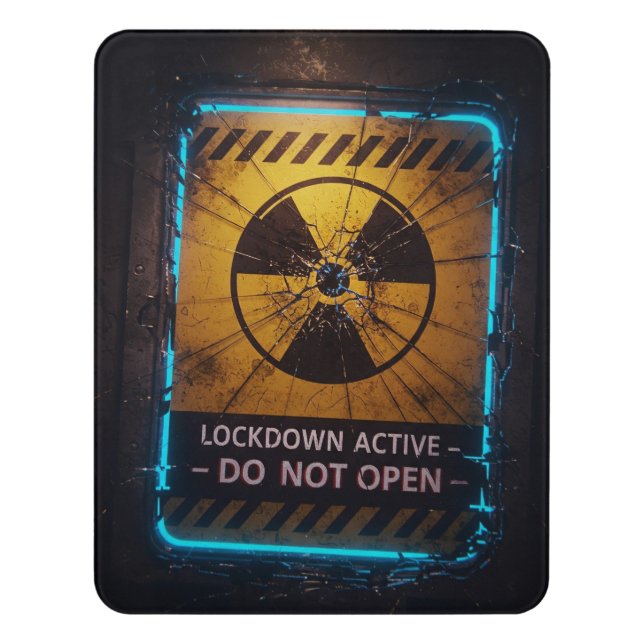 VOIDLOCK – No Escape Door Sign (Contemporary Vert)