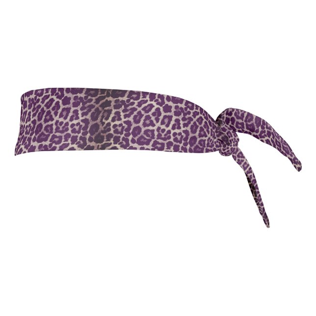 Voilet Cheetah Print Headband (Rotate 90)