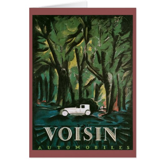 Voisin automobiles cards (Front)