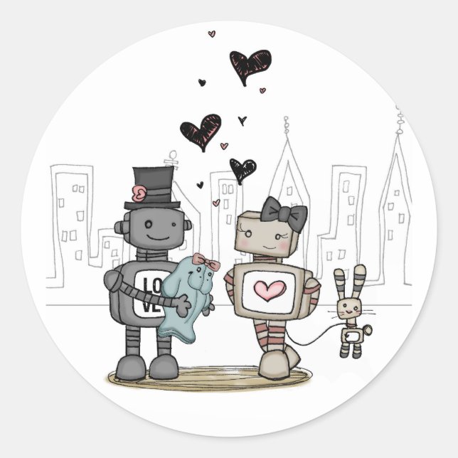 vol25 - from the heart classic round sticker (Front)