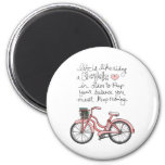 Vol25 Life Is Like Riding A Bicycle Magnet at Zazzle