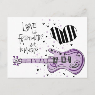 vol25 love is friendship postcard