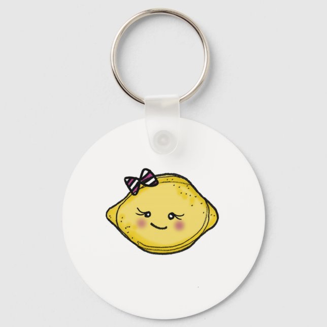 vol25 rosey cheeked lemon head keychain (Front)