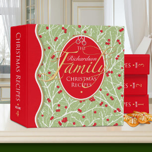 Vol4 Custom Family Christmas Recipes Binder 1.5"