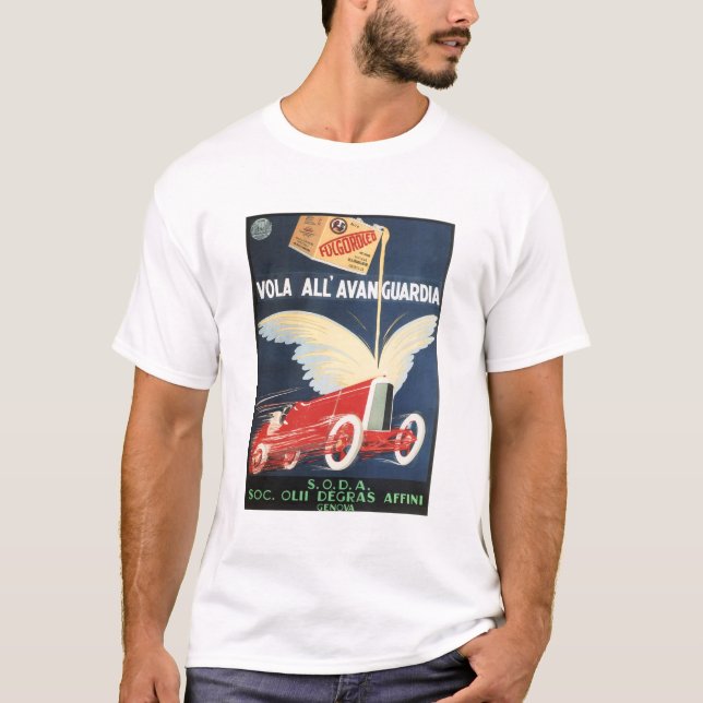 Vola All Avanguardia Car Engine Oil Old Advert T-Shirt (Front)