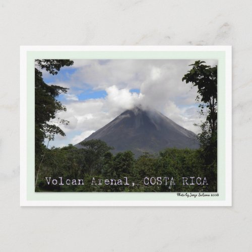 Volcan Arenal COSTA RICA Postcard