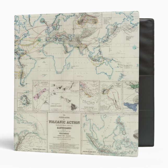 Volcanic action 3 ring binder (Front/Inside)