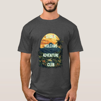 Volcanic Adventures: Nature-Inspired Outdoor Lover T-Shirt