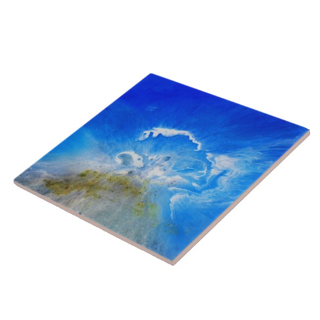 Volcanic Eruption Ceramic Tile (Side)