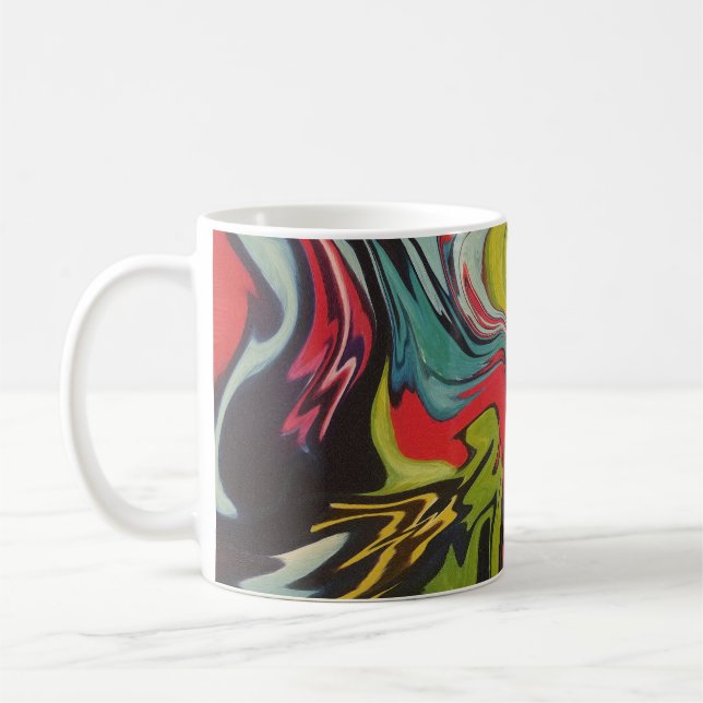 Volcanic eruption coffee mug (Left)