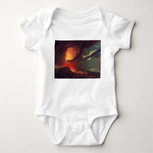 Volcanic Eruption of Mount Vesuvius (Live Volcano) Baby Bodysuit