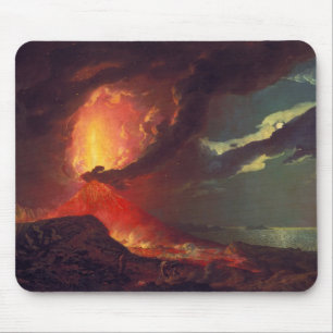 Volcanic Eruption of Mount Vesuvius (Live Volcano) Mouse Pad