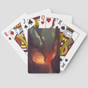 Volcanic Eruption of Mount Vesuvius (Live Volcano) Poker Cards