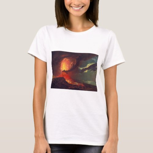 Volcanic Eruption of Mount Vesuvius Live Volcano T_Shirt