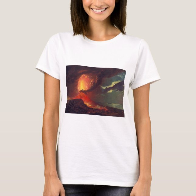 Volcanic Eruption of Mount Vesuvius (Live Volcano) T-Shirt (Front)