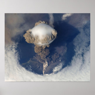 volcanic eruption poster