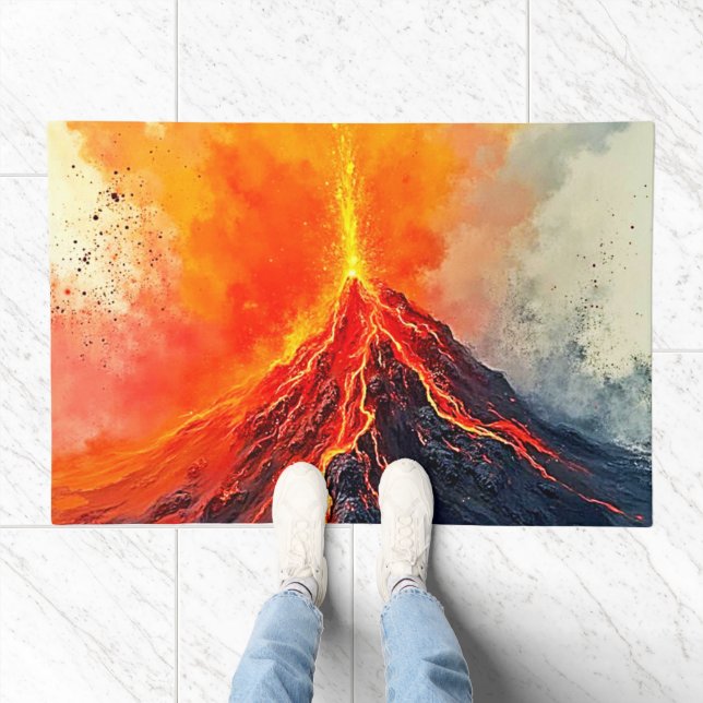 Volcanic Eruption: Raw Power Doormat (Indoor)
