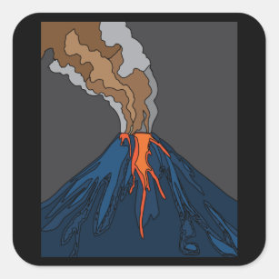 Oregon Volcanoes Sticker Sheet