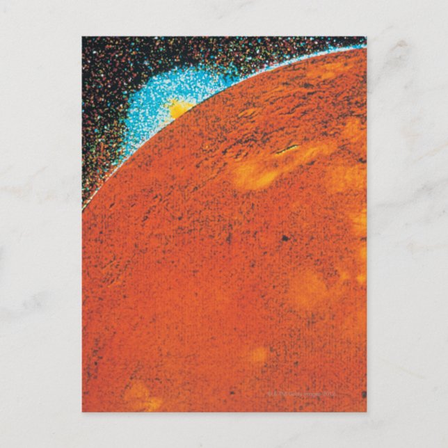 Volcanic Explosion on Io Postcard (Front)