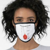 Volcanic Explosivity Index (VEI) Geology Volcano Face Mask (Worn Her)