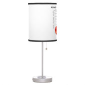 Volcanic Explosivity Index (VEI) Geology Volcano Table Lamp (Left)